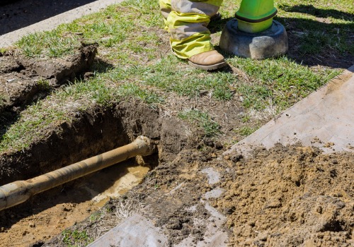 Plumbing contractors installing new pipes using Trenchless Construction in Peoria IL